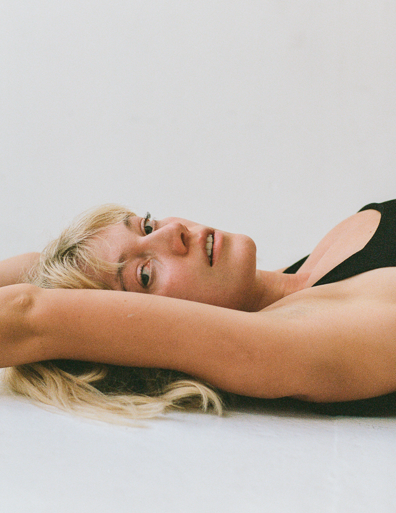 Lou Schoof by New York fashion photographer Emily Soto shot in studio on portra film