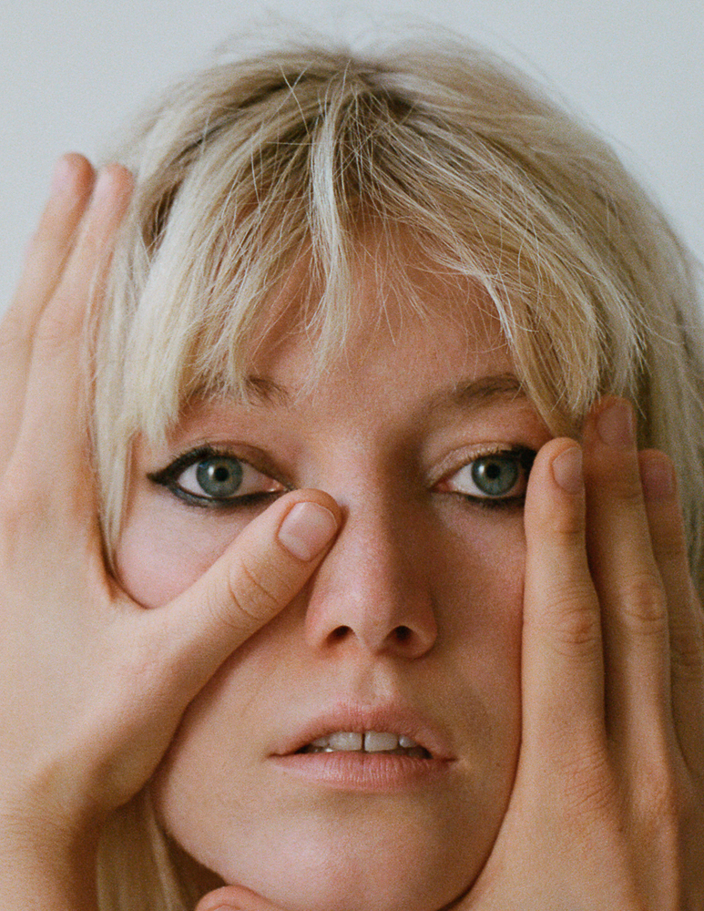 Lou Schoof by New York fashion photographer Emily Soto shot in studio on portra film