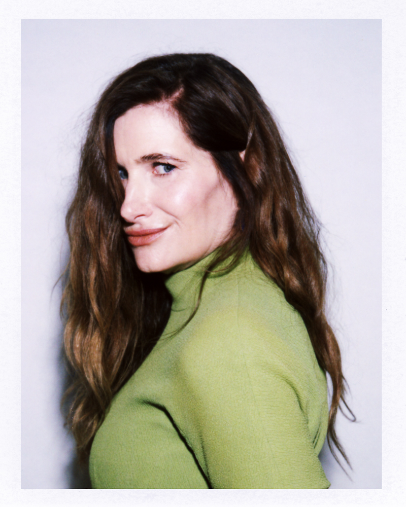 Actress Kathryn Hahn by female fashion and film photographer shot in Toronto at TIFF on polaroid FP100C for Netflix